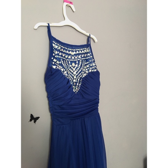 B. Darling prom dress, size 1/2, color royal blue - Picture 3 of 8
